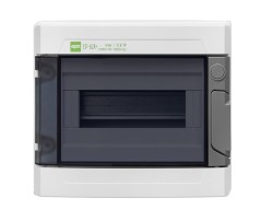 Rozdzielnica hermetyczna EP-LUX natynkowa 1x8 1500V DC 1000V AC PE+N dymny IP65 1961-01