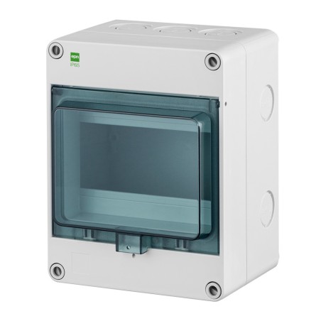 Rozdzielnica hermetyczna HERMETICA RN 1x6 400V AC 1000V DC zacisk N dymny IP65 2203-01