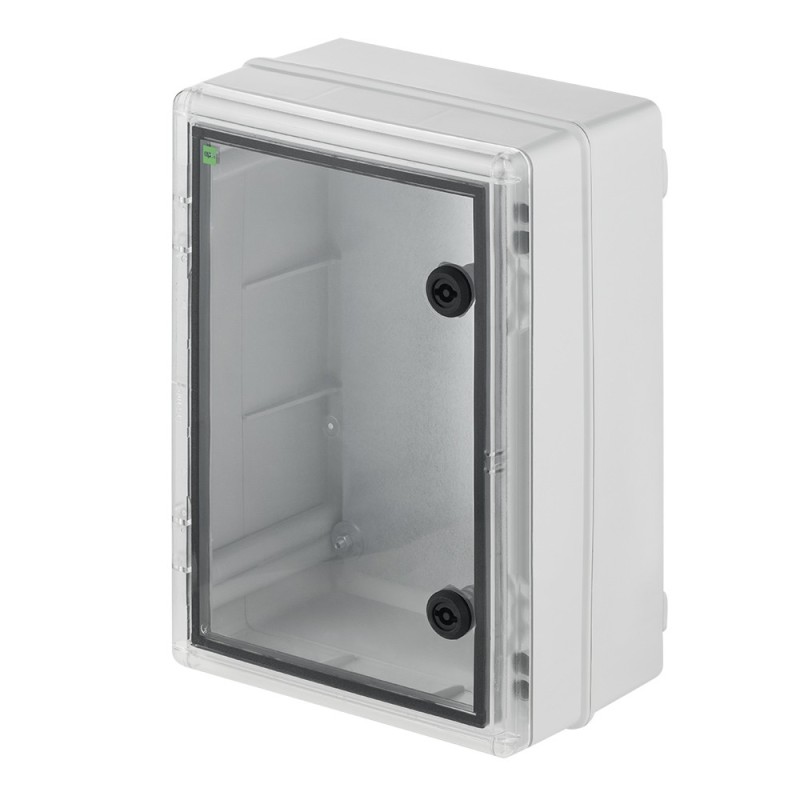 Szafka rozdzielcza hermetyczna INDUSTRIAL SR2 252x352x162mm 400V IP65 transparentna 2754-01 Szafka rozdzielcza hermetyczna INDUSTRIAL SR2 252x352x162mm 400V IP65 transparentna 2754-01