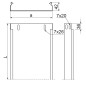 Korytko kablowe cynkowane pełne 100x42mm 2m 0,5mm KBR100H42/2 141510