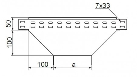 Trójnik redukcyjny TRP400H50 155240