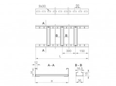 Drabinka DUD200H50/3 N 456020