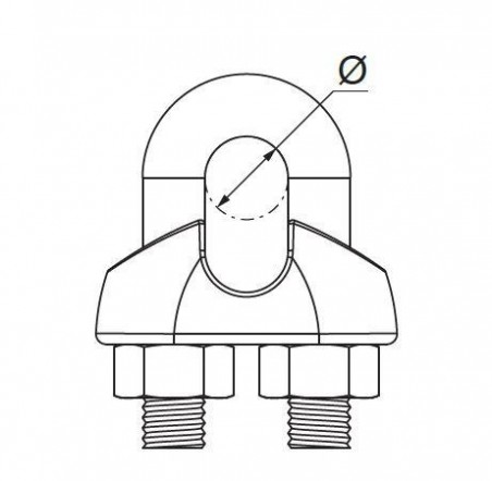 Zacisk linki typ ZL 5 650323 /100szt./