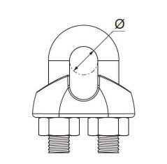 Zacisk linki typ ZL 6 650423 /100szt./