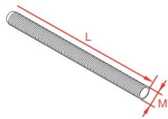 Pręt gwintowany typ PGM 12/1 651201