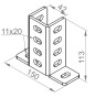 Podstawa ceownika PVC 661307