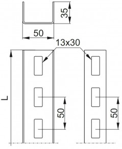 Ceownik CC50H35/0,85MC 895385