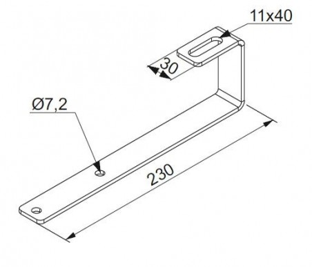 Uchwyt dachowy DUF60E 897960