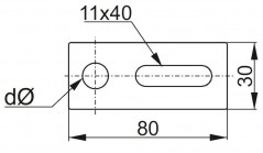 Adapter montażowy AD11E 898311