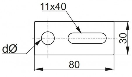 Adapter montażowy AD13E (1.4301) 898312