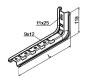 Wspornik fajkowy 270x115mm stal cynkowana WFLS200 900620