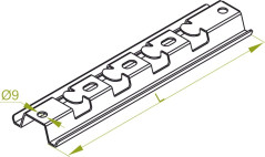 Profil montażowy PMC/PMCO400 900940 /0,45m/