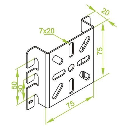 Blacha montażowa typ BMS 902500