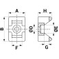 Element mocujący E3 biały /100szt./ E01EM-01010100100