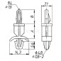 Element dystansowy P 2/12 E01EM-01080100300 /100szt./