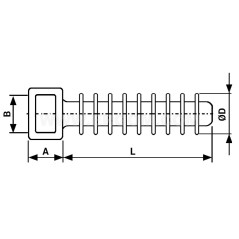 Element mocujący D10 E01EM-01100100100 /100szt./