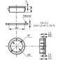 Przepust kablowy poliamidowy HV 6 BK E01PK-01010100700 /100szt.