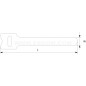 Opaska kablowa rzepowa TRK 15/12 BK E01TK-01200100101 /10szt./